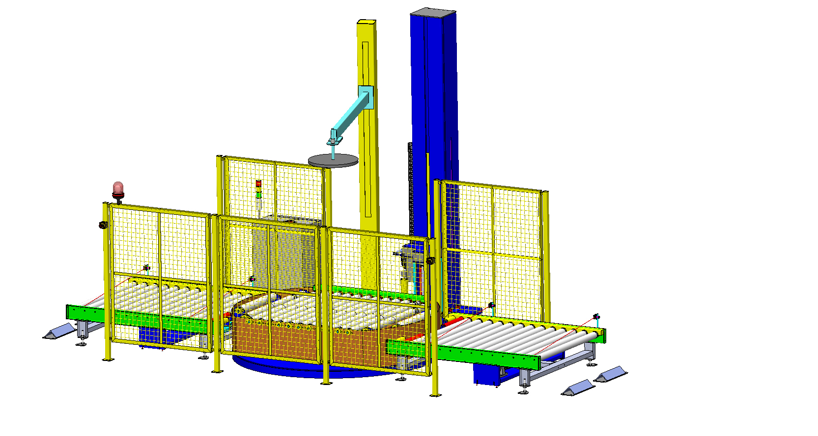 Hệ thống quấn màng pallet tự động – SENDAI