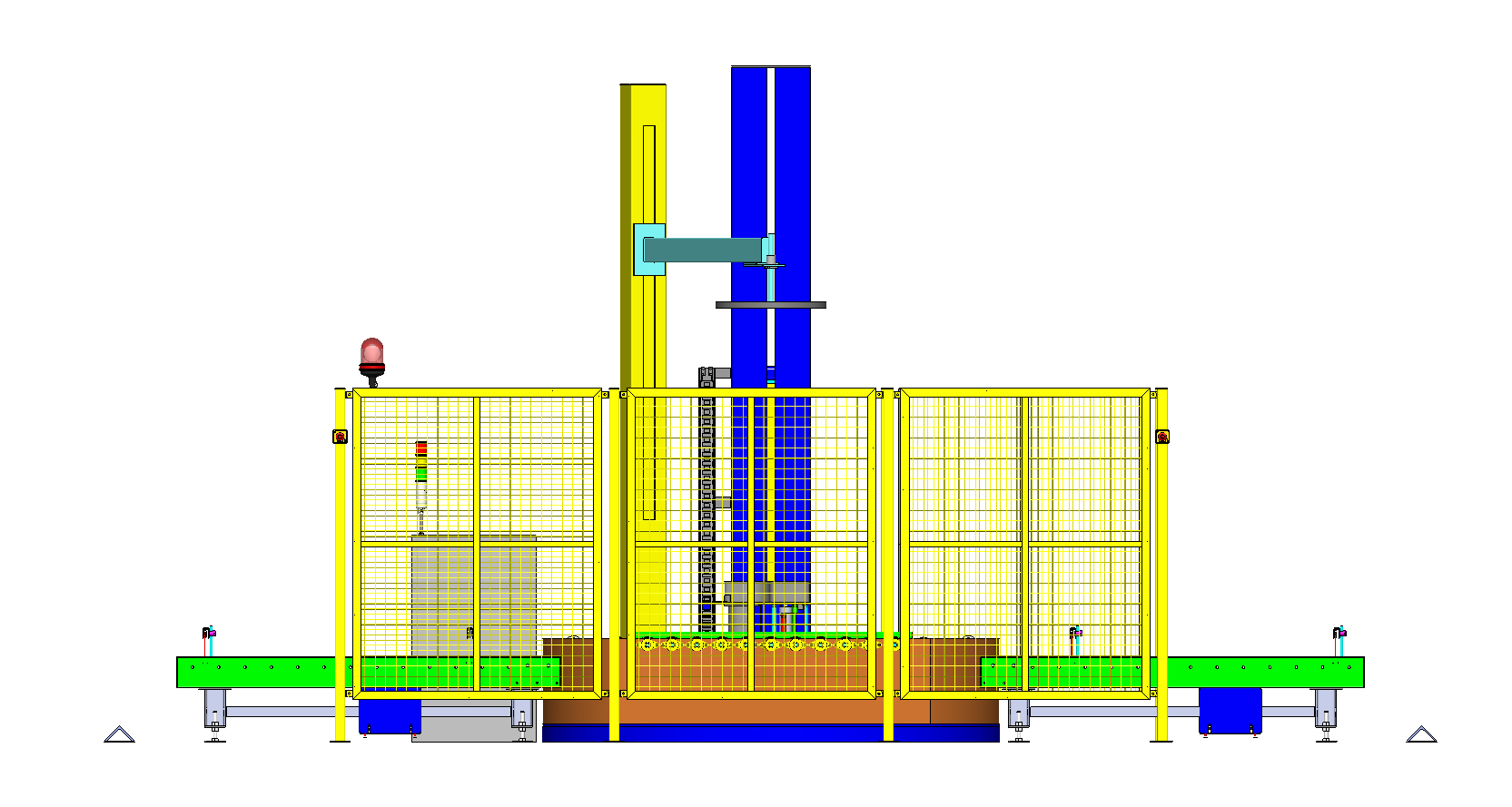 Hệ thống quấn màng pallet tự động – SENDAI